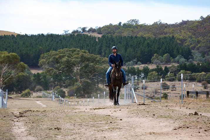 arts-professional-writing-and-publishing-student-andrew-webber-horse-riding