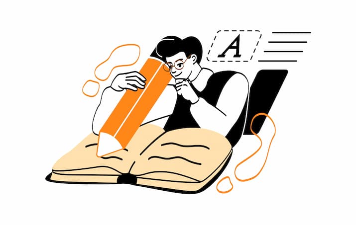 Writing on sale