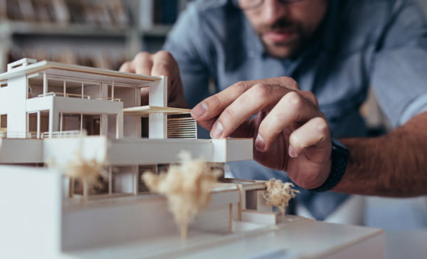 Architect building model