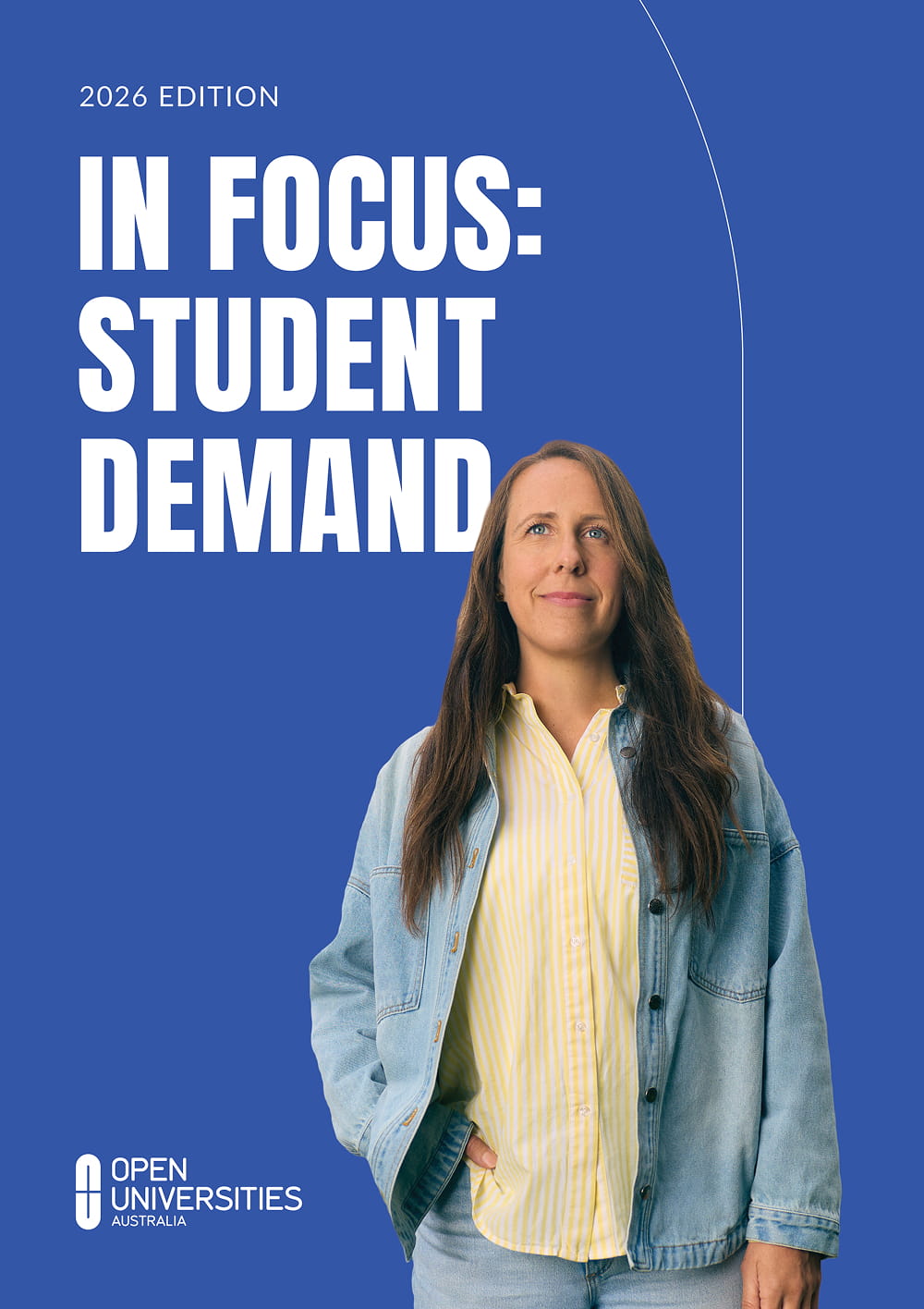 Front cover of the report featuring OUA student Jess